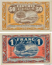 50 centimes et 1 Franc Annulé ARGELIA Bougie, Setif 1918 GB.5A et 6A SC+