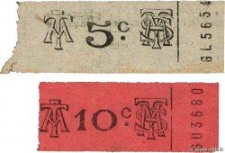5 et 10 Centimes ALGERIA  1915 K.282 et 283