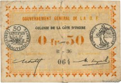 50 Centimes COSTA DE MARFIL  1917 P.01a