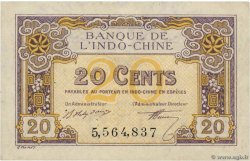 20 Cents FRANZÖSISCHE-INDOCHINA  1919 P.045a fVZ