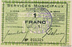 1 Franc MAROCCO Casablanca 1919 K.565 q.FDC