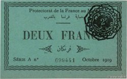 2 Francs MOROCCO  1919 P.07a UNC
