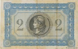 2 Francs MARTINIQUE  1915 P.11 VF+