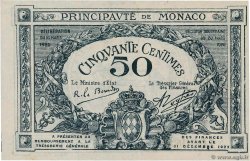 50 Centimes MONACO  1920 P.03 q.FDC