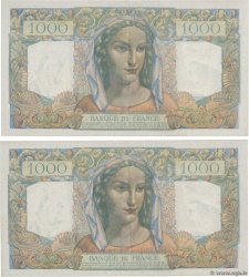 1000 Francs MINERVE ET HERCULE Consécutifs FRANCIA  1945 F.41.02 SC
