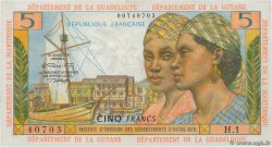 5 Francs FRENCH ANTILLES  1964 P.07b VZ