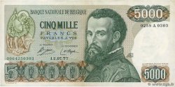 5000 Francs BÉLGICA  1977 P.137a