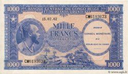 1000 Francs CONGO, DEMOCRATIQUE REPUBLIC  1962 P.002a