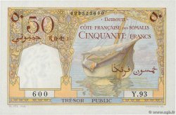 50 Francs DSCHIBUTI   1952 P.25 fST+