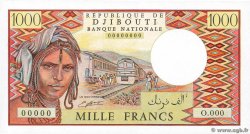 1000 Francs Épreuve YIBUTI  1979 P.37sp
