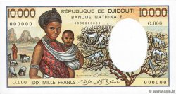 10000 Francs Épreuve YIBUTI  1979 P.39sp FDC