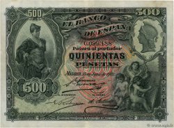 500 Pesetas ESPAÑA  1907 P.065