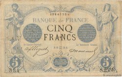 5 Francs NOIR FRANKREICH  1873 F.01.18 fS
