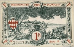 1 Franc MONACO  1920 P.05 EBC