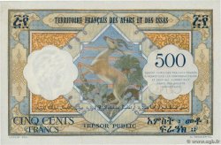500 Francs FRENCH AFARS AND ISSAS  1973 P.31  SC+