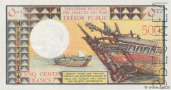 500 Francs Spécimen FRENCH AFARS AND ISSAS  1975 P.33s XF+