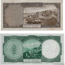 2 et 5 Afghanis Lot AFGHANISTAN  1939 P.021a et P.022a AU