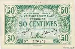 50 Centimes AFRIQUE ÉQUATORIALE FRANÇAISE  1917 P.01a VZ+