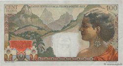 100 Francs La Bourdonnais AFRIQUE ÉQUATORIALE FRANÇAISE  1946 P.24 MBC+