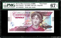 100 (Pounds) Test Note INGHILTERRA  2000 