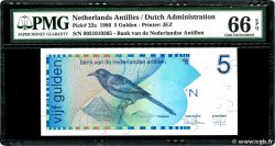 5 Gulden NETHERLANDS ANTILLES  1986 P.22a ST