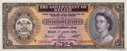 2 Dollars BELIZE  1975 P.34b VZ+