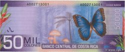 50000 Colones COSTA RICA  2009 P.279 FDC