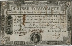 1000 Livres FRANCE  1790 Laf.108 VF
