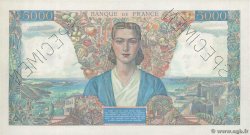 5000 Francs EMPIRE FRANÇAIS Spécimen FRANCIA  1942 F.47.01Sp AU