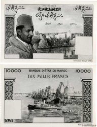 10000 Francs Photo MOROCCO  1950 P.- UNC-
