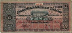 25 Cents TERRE-NEUVE  1911 P.A09
