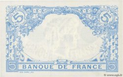 5 Francs BLEU FRANCIA  1912 F.02.11 AU