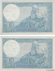 10 Francs MINERVE Consécutifs FRANKREICH  1926 F.06.10 VZ+