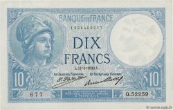10 Francs MINERVE FRANCIA  1928 F.06.13 EBC+