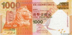 1000 Dollars HONG-KONG  2012 P.216b SC+
