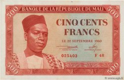 500 Francs MALI  1960 P.03 q.FDC