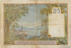 25 Francs MARTINIQUE  1938 P.12 S