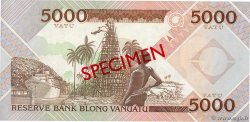 5000 Vatu Spécimen VANUATU  1993 P.07s NEUF