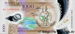 1000 Vatu Petit numéro VANUATU  2014 P.13 FDC