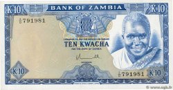 10 Kwacha ZAMBIE  1976 P.22a