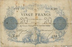 20 Francs type 1871 FRANCIA  1871 F.A46.02 B