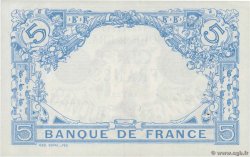 5 Francs BLEU FRANCIA  1915 F.02.25 SPL+