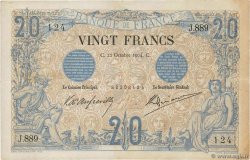 20 Francs NOIR FRANKREICH  1904 F.09.03