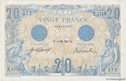 20 Francs BLEU FRANCIA  1912 F.10.02 q.AU