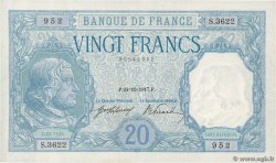 20 Francs BAYARD FRANKREICH  1917 F.11.02 VZ+