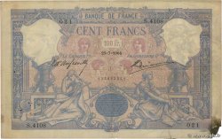 100 Francs BLEU ET ROSE FRANKREICH  1904 F.21.18