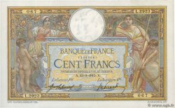 100 Francs LUC OLIVIER MERSON sans LOM FRANCE  1915 F.23.07 XF