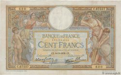 100 Francs LUC OLIVIER MERSON type modifié FRANCIA  1939 F.25.49