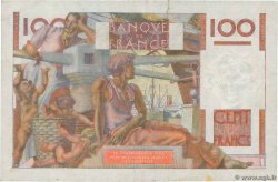 100 Francs JEUNE PAYSAN filigrane inversé FRANKREICH  1954 F.28bis.05 fVZ
