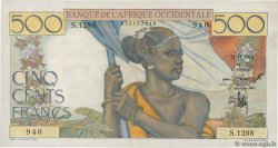500 Francs FRENCH WEST AFRICA  1953 P.41 XF